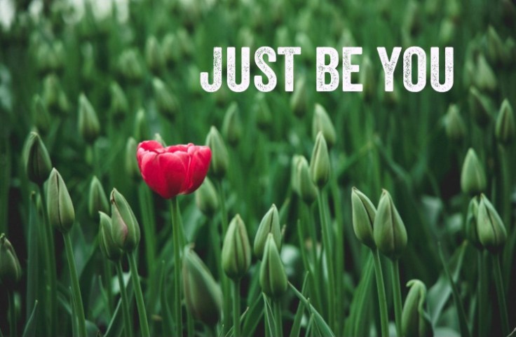 Just be you photo for blog